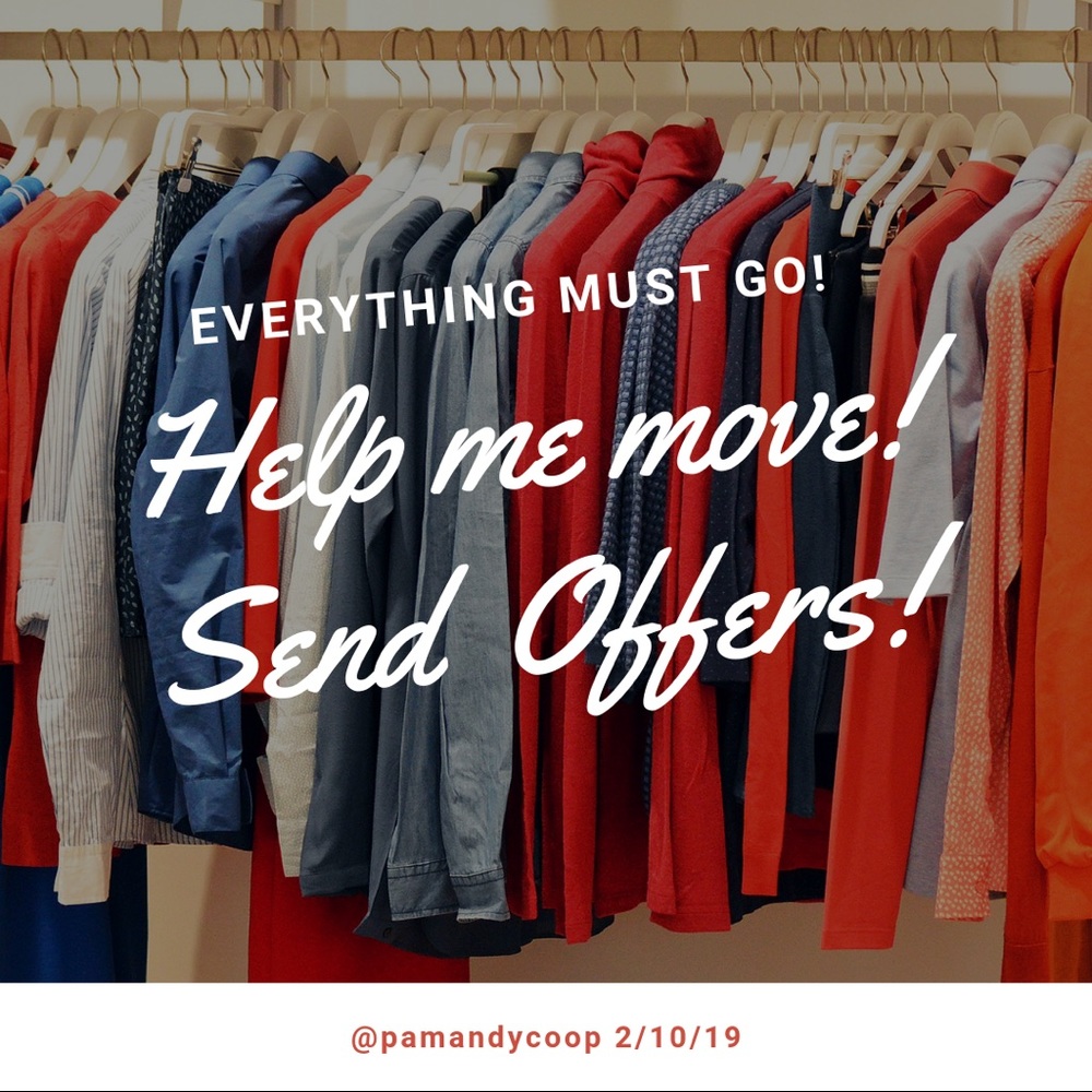 Closet clear out!